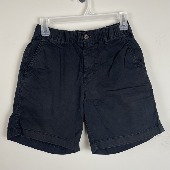 LOT OF 2 Bearbottom Stretch Shorts Mens Small 7" Inseam Chino Black Blue Pockets - Picture 2 of 13